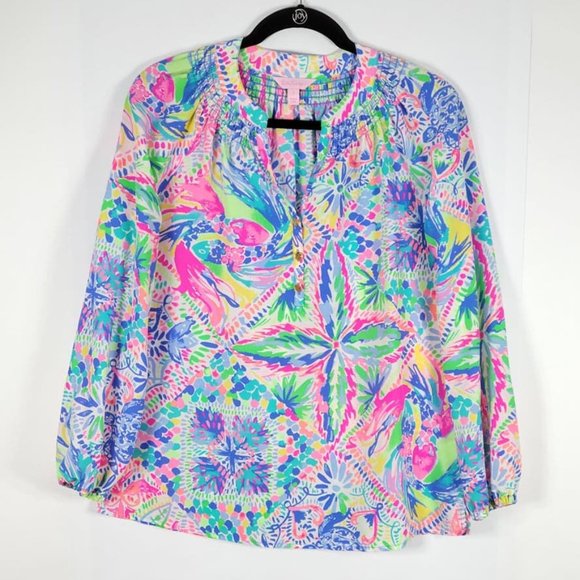 Lilly Pulitzer Tops - Lilly Pulitzer Elsa Top #114  Size S